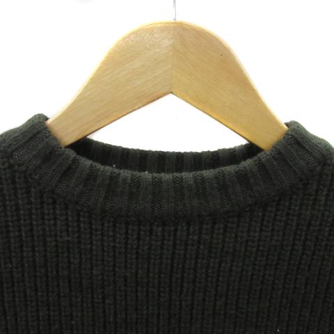 タン TAN ニットベスト ニットポンチョ ミドル丈 プルオーバー  