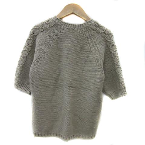 SEE BY CHLOE シーバイクロエ ニット セーター 五分袖 ラウンドネック  