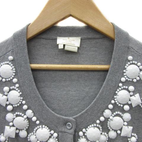 ケイトスペード kate spade ビジュー宝石ニットカーディガン