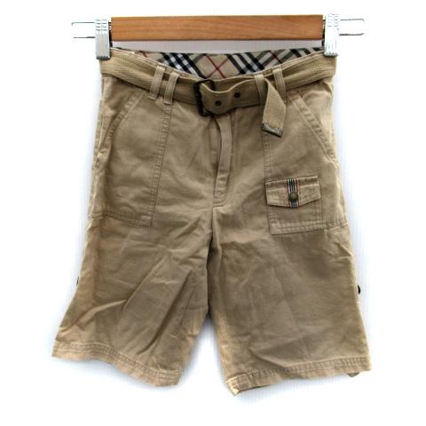 バーバリー BURBERRY ショートパンツ 短パン 麻 リネン混 120cm 