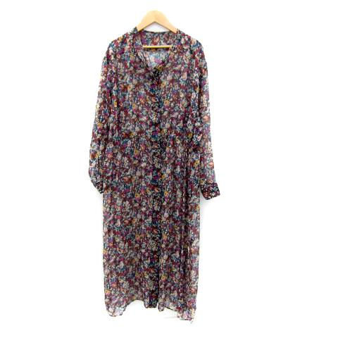 ソレイアード SOULEIADO ワンピース ロング丈 マキシ丈 花柄  