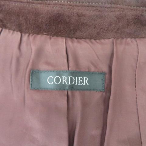 コルディア CORDIER テーラードジャケット ミドル丈 総裏地 シングル 