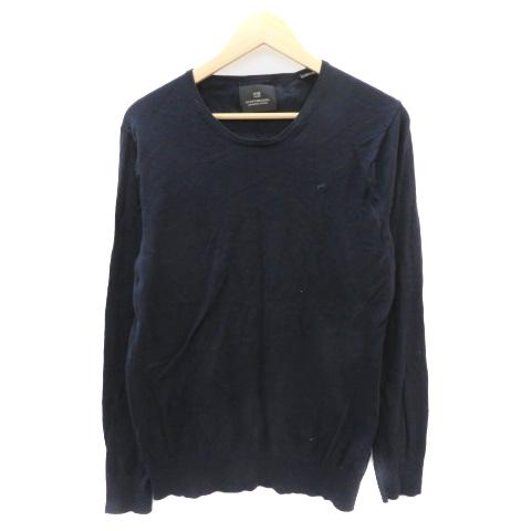 スコッチ&ソーダ SCOTCH & SODA ニット カットソー 長袖 L 紺 ネイビー 