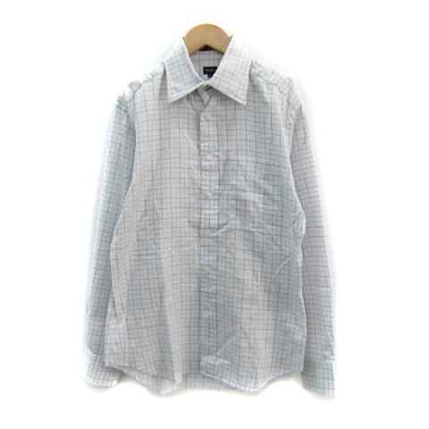 ポールスミス PAUL SMITH カジュアルシャツ 長袖 グラフチェック柄 L  