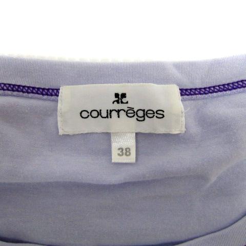 クレージュ courreges Tシャツ カットソー 半袖 ラウンドネック