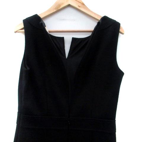 シビラ ロングワンピース リネン シルク フレア 大きめ L 黒 美品