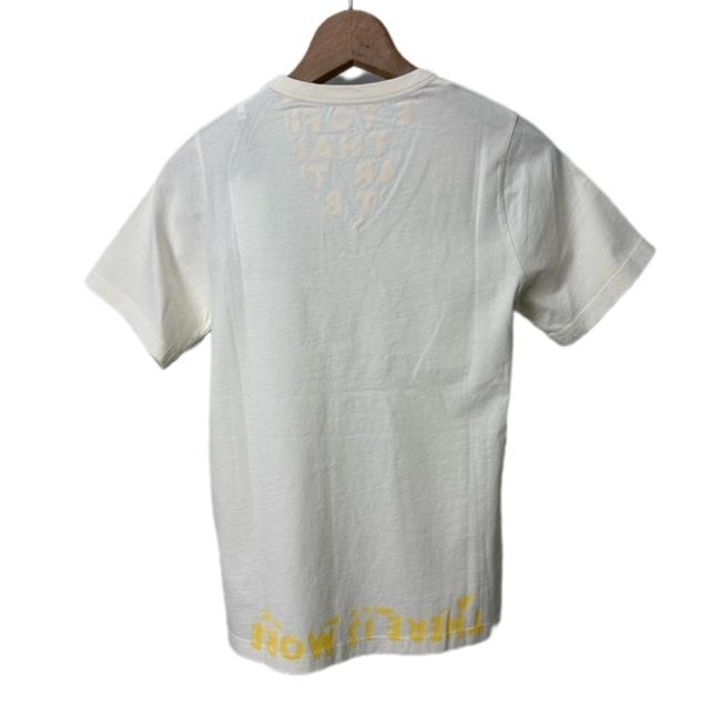 未使用品 メゾンマルジェラ Maison Margiela 17SS エイズ Tシャツ Ｖネック T-shirts S032-MM 6 MAISON MARGIELA XS ベージュ イエロー｜vectorpremium｜02