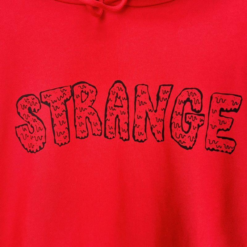 CELINE（セリーヌ） CELINE 21AW STRANGE ロゴフーディー パーカー XL CELINE レッド フーディ STRANGE