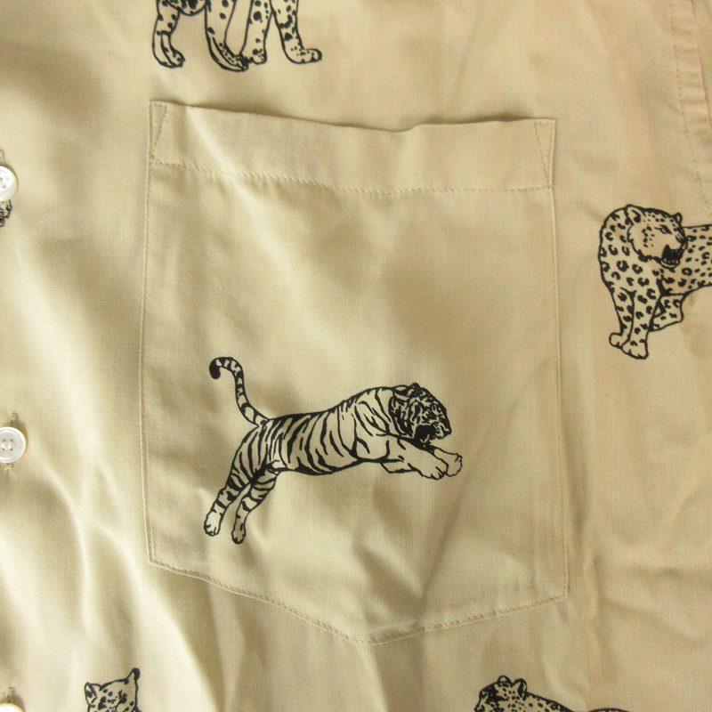 セリーヌ CELINE 美品 22SS ハワイアンシャツ アロハシャツ アニマル 