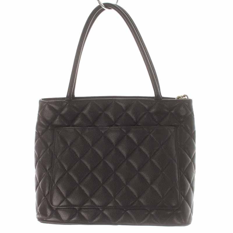 CHANEL シャネル 復刻キャビアスキン メダリオン トートバッグ