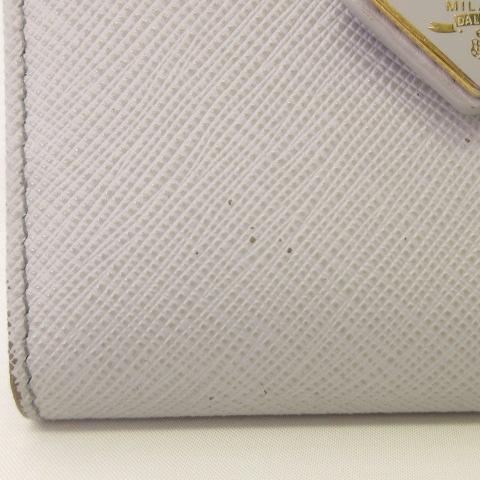 PRADA（プラダ） PRADA 1ML047 サフィアーノレザー 二つ折り財ZA布