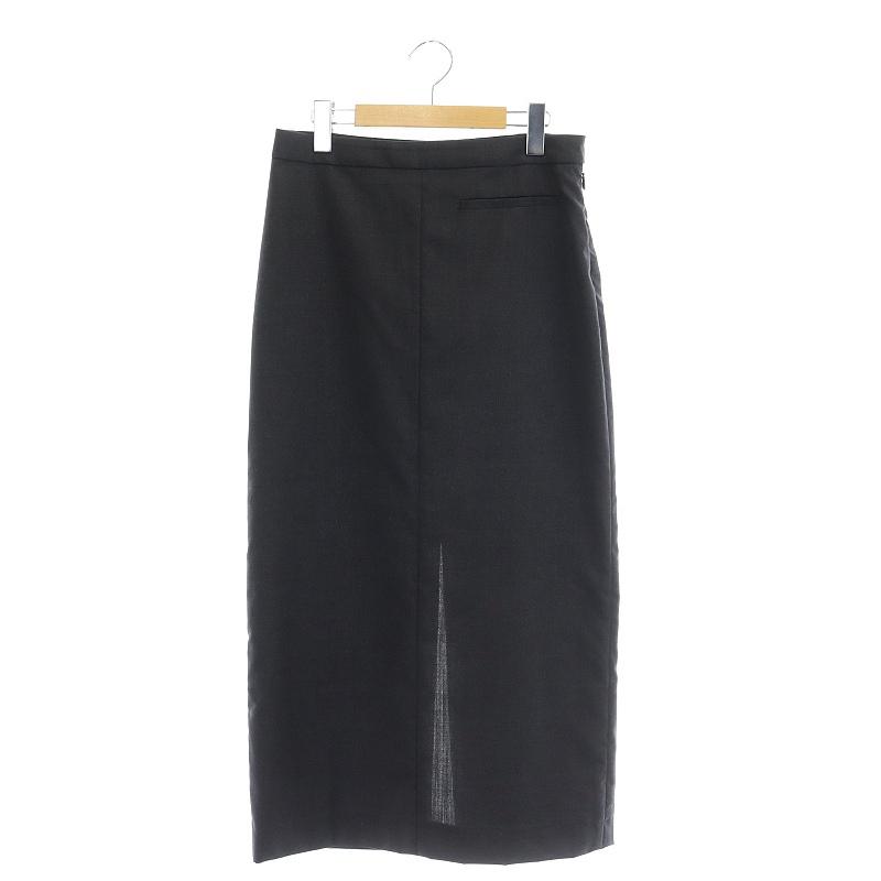 ザロウ THE ROW POL SKIRT スカート ロング マキシ丈 タイト ウール 4 