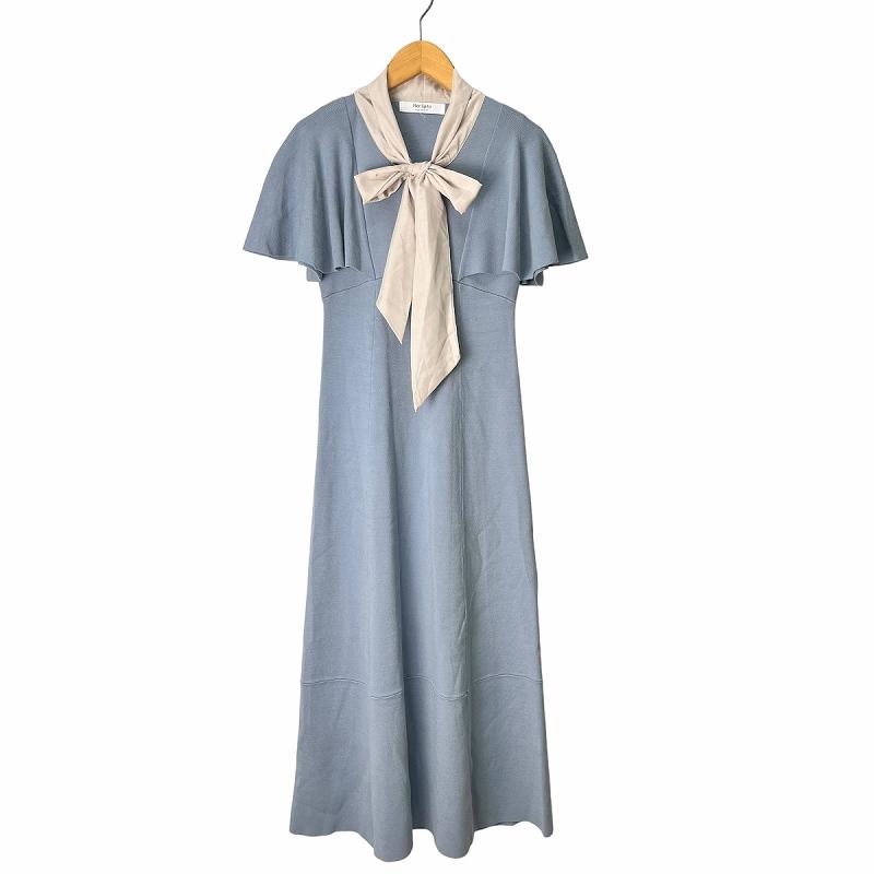 ハーリップトゥ Her lip to Butterfly Sleeve Knit Dress バタフライ 