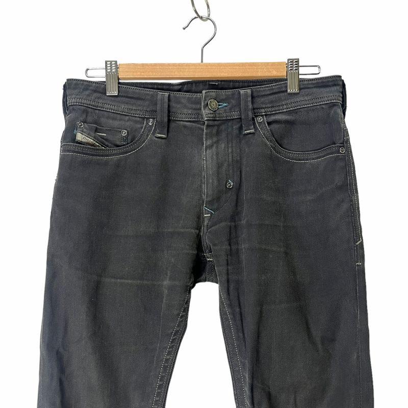 DIESEL ディーゼル THANAZ スキニー パンツ スリムパンツ W28 黒 