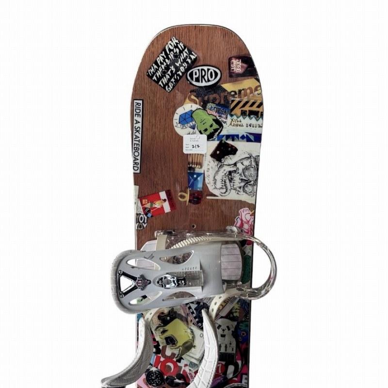 BURTONバートン★スノーボードスノボ板ビンディング付ケース付セット150cm BURTON スノーボードビンディング・ケース付き
