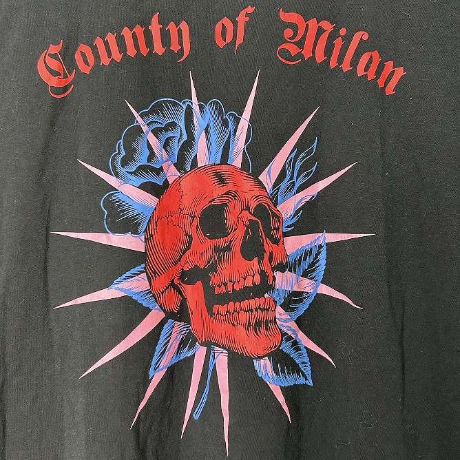 マルセロバーロン マルセロブロン MARCELO BURLON スカルロングTシャツ 