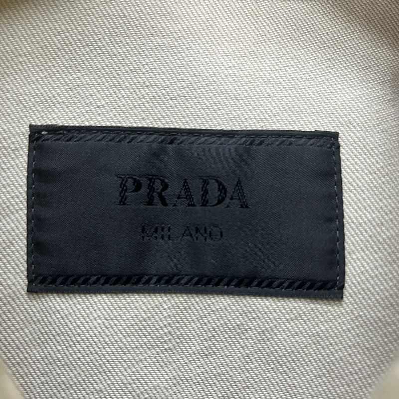 PRADA（プラダ） ニュートラル デニム ブルゾンジャケット ワーク