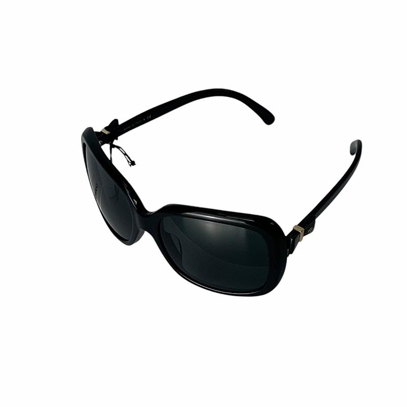 シャネル CHANEL SUN GLASSES サングラス ココマーク リボン 黒 