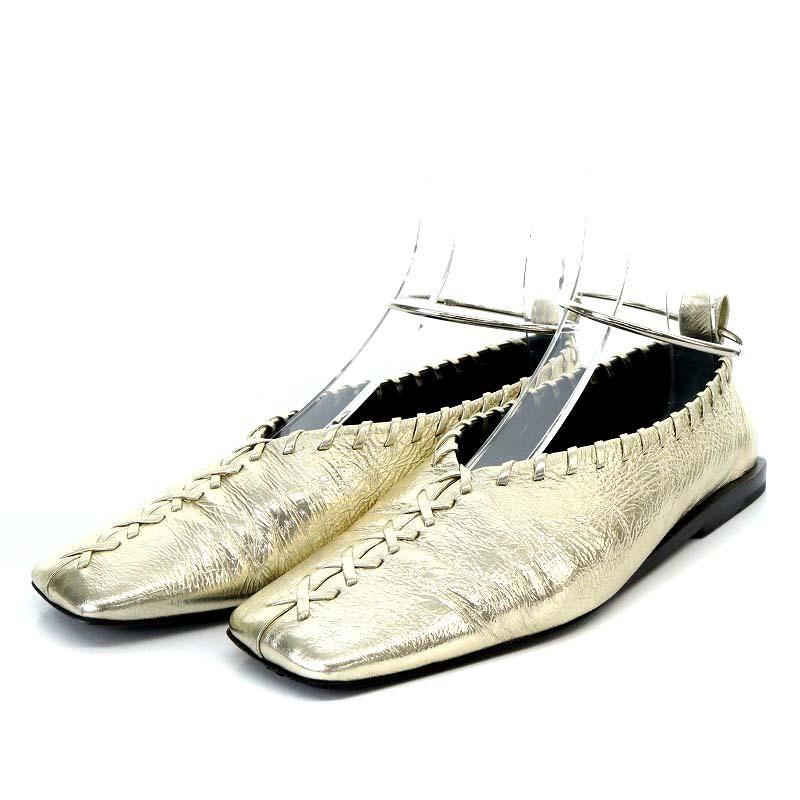 ジルサンダー JIL SANDER バレリーナ フラットシューズ スクエア ジルサンダー JIL SANDER バレリーナ フラットシューズ スクエア