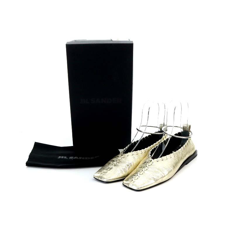 ジルサンダー JIL SANDER バレリーナ フラットシューズ スクエア ジルサンダー JIL SANDER バレリーナ フラットシューズ スクエア