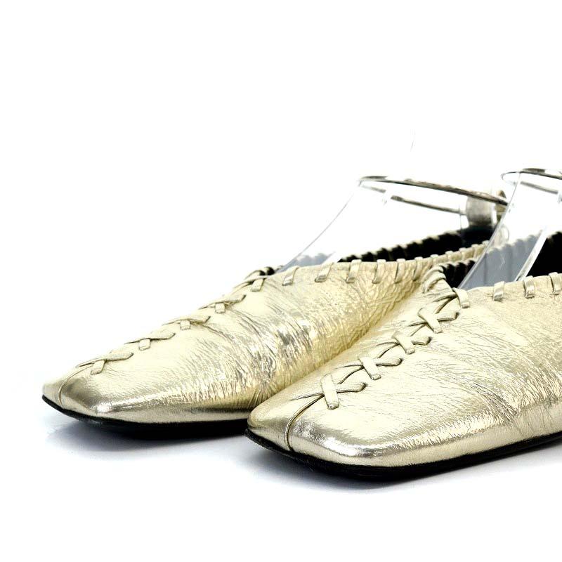 ジルサンダー JIL SANDER バレリーナ フラットシューズ スクエア ジルサンダー JIL SANDER バレリーナ フラットシューズ スクエア