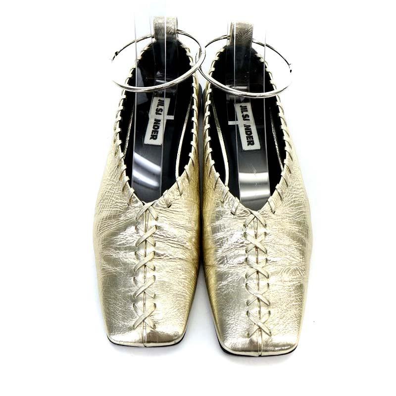 ジルサンダー JIL SANDER バレリーナ フラットシューズ スクエア ジルサンダー JIL SANDER バレリーナ フラットシューズ スクエア