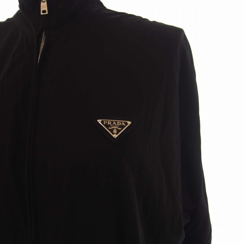 PRADA プラダ 23SS 三角プレート ロングワンピース 五分袖 PRADA プラダ 23SS 三角プレート ロングワンピース 五分袖