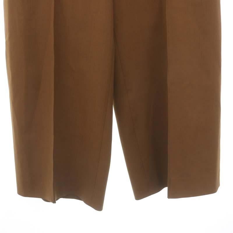 ジルサンダー JIL SANDER ワイドタックパンツ スラックス ジッパー 