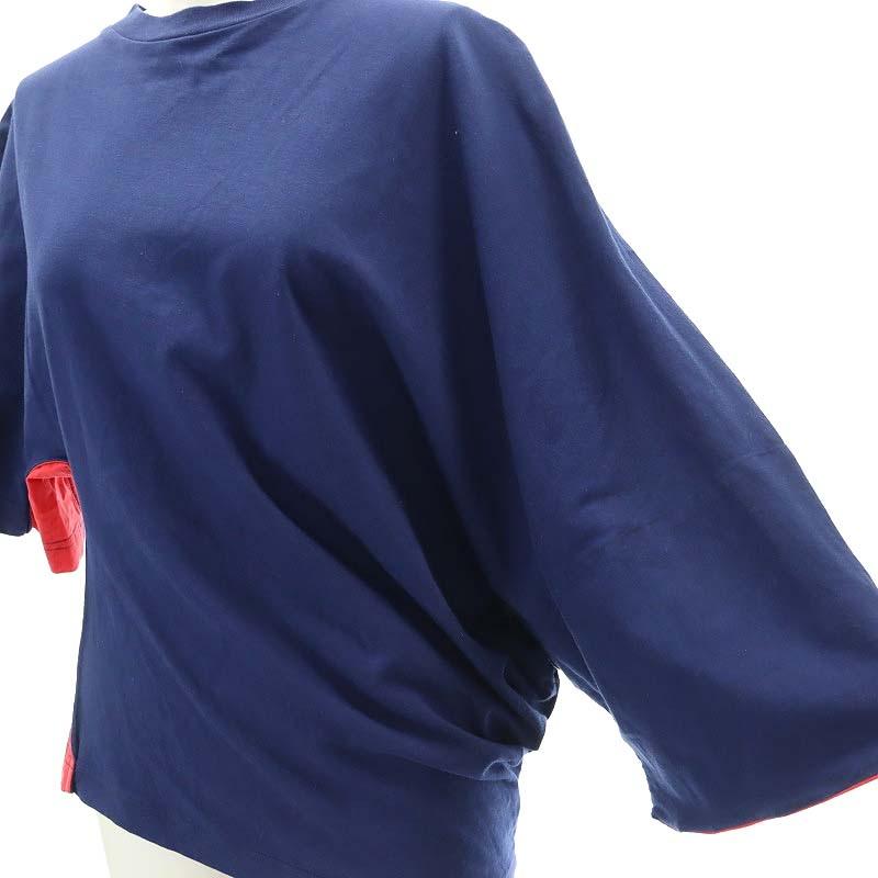 マルニ MARNI 変形 クルーネック Tシャツ カットソー 五分袖 七分袖 38 