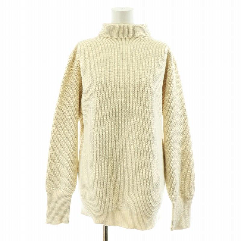 ジルサンダー JIL SANDER + ニット セーター 長袖 ハイネック コットン 