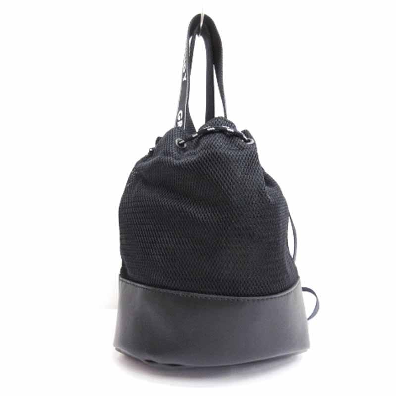 グラウンドワイ ヨウジヤマモト GroundY LOGO TAPE 2WAY MESH MINI BAG 