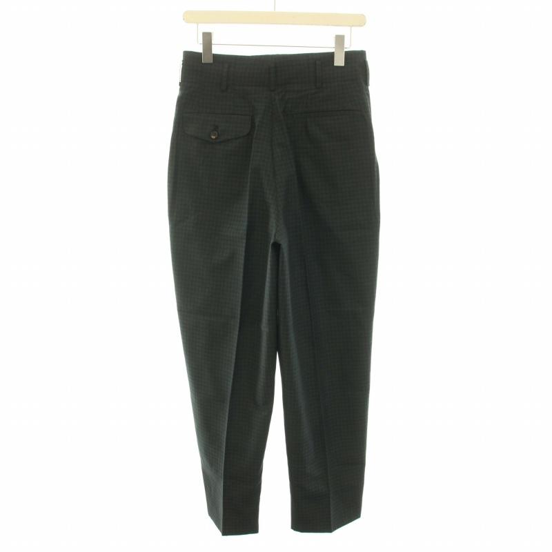 コムデギャルソンオム黒2タックウールスラックスad1994