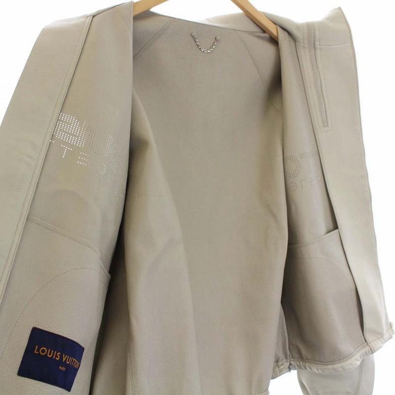 LOUIS VUITTON ルイヴィトン 2018年製 レザージャケット 革ジャン