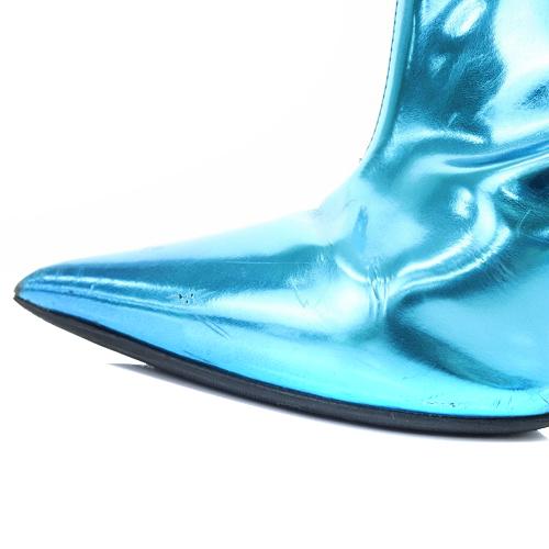 BALENCIAGA バレンシアガ メタリック ミドルブーツ ショート 