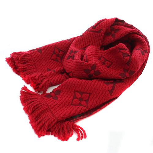 ヴィトン ロゴマニア マフラー