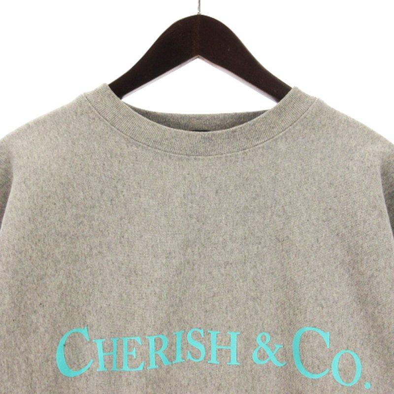 サプール SAPEur Cherish&co CREWNECK SWEAT スウェット トレーナー 裏 