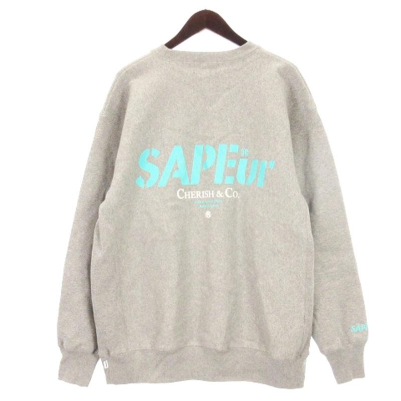 sapeur サプール　crewneck トレーナー　スウェット　Lサイズ sapeur サプールcrewneck トレーナースウェットLサイズ