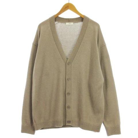 【ATON 】アルパカカーディガン ATON（エイトン）の「【ATON】 ALPACA WASHI OVERSIZED CARDIGAN