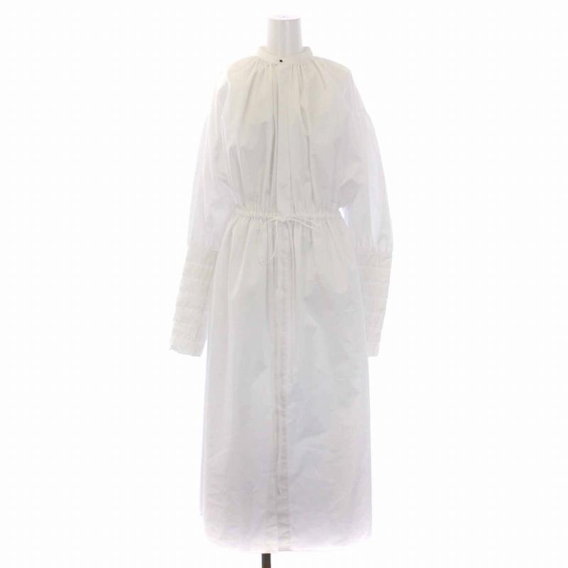 ハイク HYKE 21AW GATHERED BALLOON SLEEVE SHIRT DRESS シャツ 