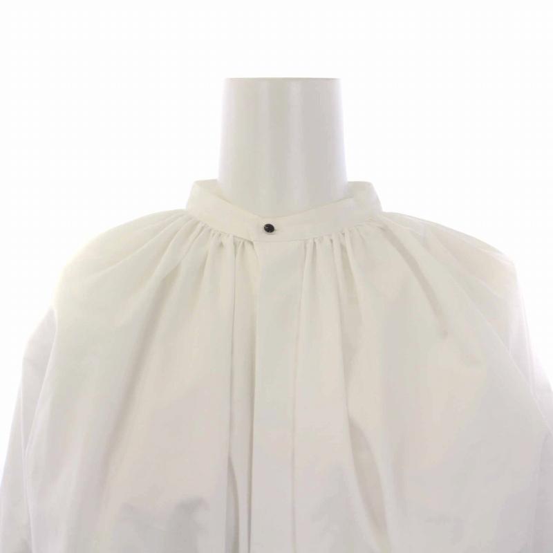 ハイク HYKE 21AW GATHERED BALLOON SLEEVE SHIRT DRESS シャツ 