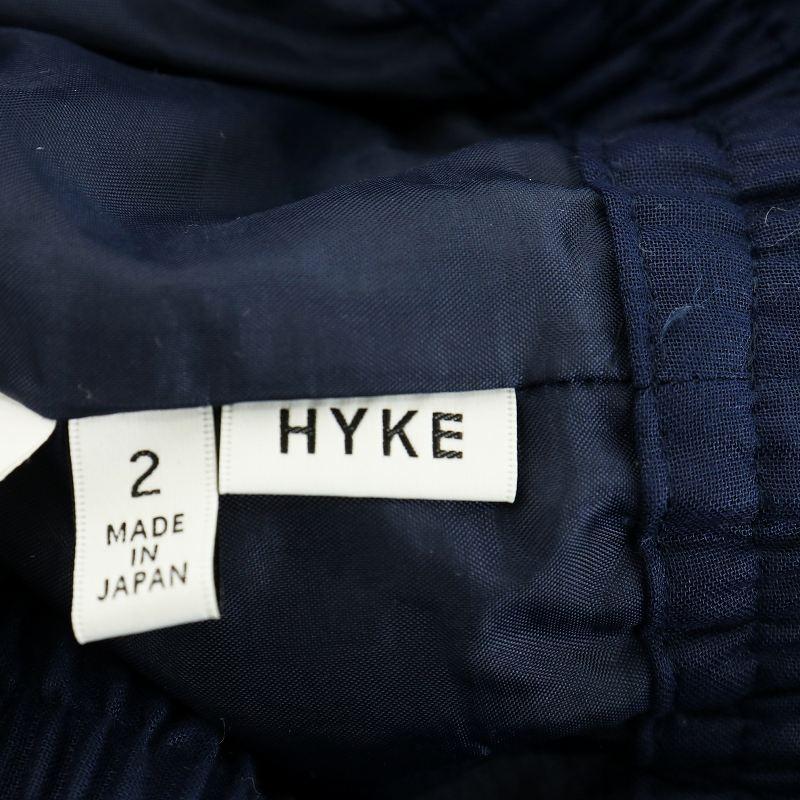 ハイク HYKE 22SS ランダム プリーツ パンツ RANDOM PLEATED PANTS