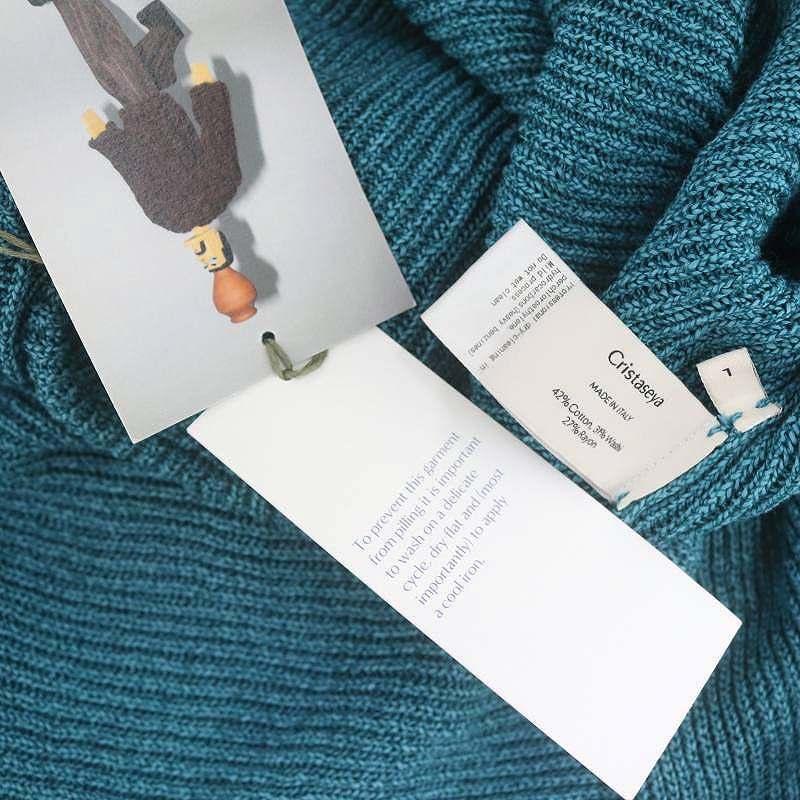 【新品】クリスタセヤ WASHI PAPER 1 YARN SWAETER 未使用品 クリスタセヤ CristaSeya 22SS WASHI PAPER 1 YARN SWAETER