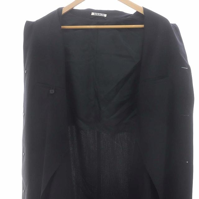 オーラリー ONLINE STORE 24SS HARD TWIST WOOL TWILL SOUTIEN COLLAR