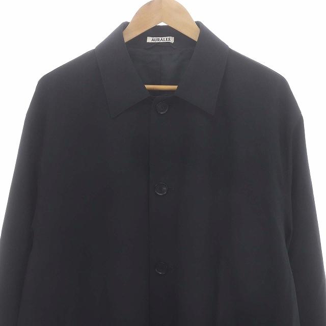 【24SS】AURALEE ステンカラーコート オーラリー ONLINE STORE 24SS HARD TWIST WOOL TWILL SOUTIEN COLLAR