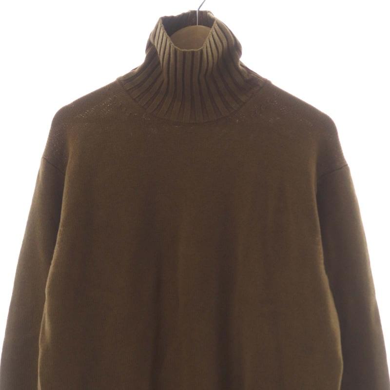 未使用品 オーラリー AURALEE 23AW WASHED FRENCH MERINO KNIT TURTLE 