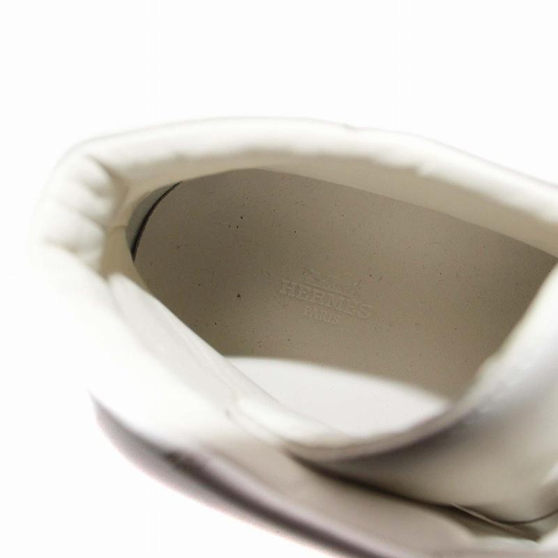 HERMES エルメス DISTRICT LEATHER HIGH CUT SNEAKERS ディストリクト  