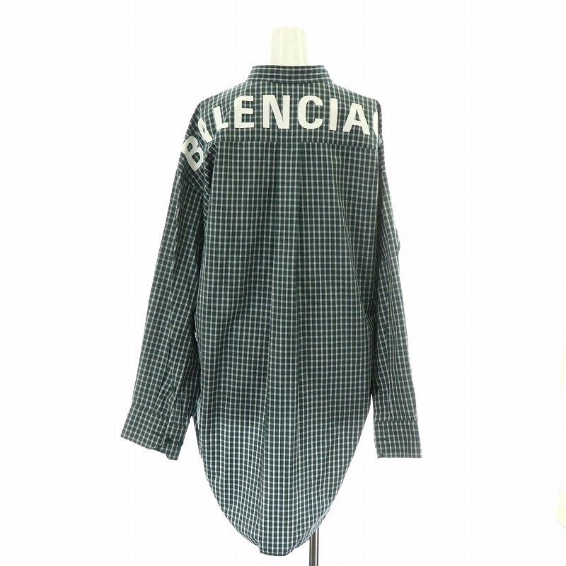 BALENCIAGA バレンシアガ ニュースウィングシャツ 白 リボン付き BALENCIAGA バレンシアガ ニュースウィングシャツ 白 リボン付き