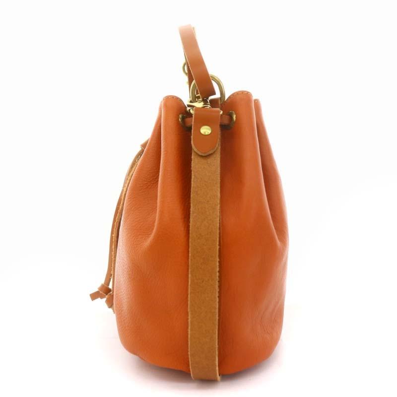 IL BISONTE イルビゾンテ 巾着 ショルダーバッグ ショルダー 2way 