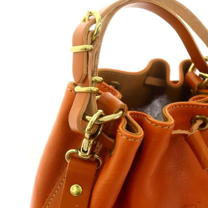 IL BISONTE イルビゾンテ 巾着 ショルダーバッグ ショルダー 2way  