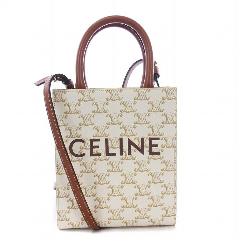 CELINE セリーヌ ミニ バーティカル トリオンフ キャンバス CELINE セリーヌ ミニ バーティカル トリオンフ キャンバス
